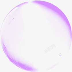 紫色透明圆形背景夏天素材