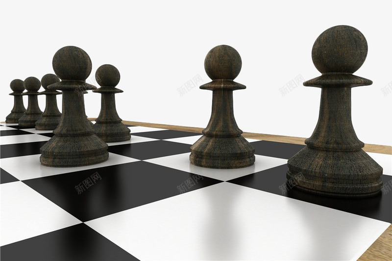 国际象棋特写png免抠素材_新图网 https://ixintu.com 国际象棋 格子 棋子 棋盘 棋盘格 西洋棋