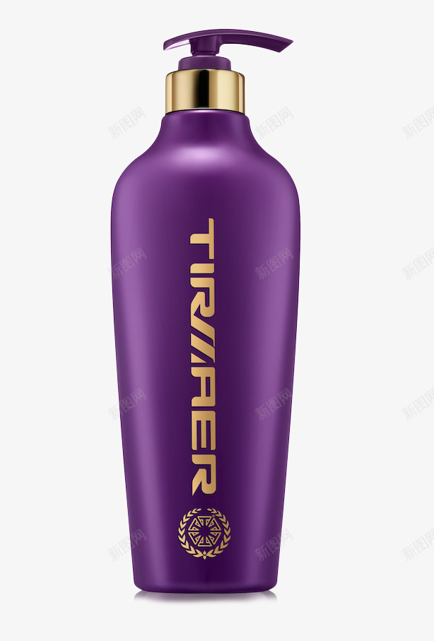 瓶装洗发水png免抠素材_新图网 https://ixintu.com 产品实物 洗发水大瓶 紫色