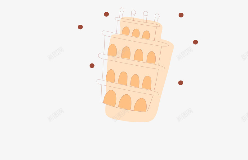 文艺卡通小清新装饰插画广告png免抠素材_新图网 https://ixintu.com 卡通手绘装饰插画 塔 封面设计 小清新插画 广告设计 文艺卡通小清新装饰插画广告设计塔免费下载 简约大气插画 网页设计