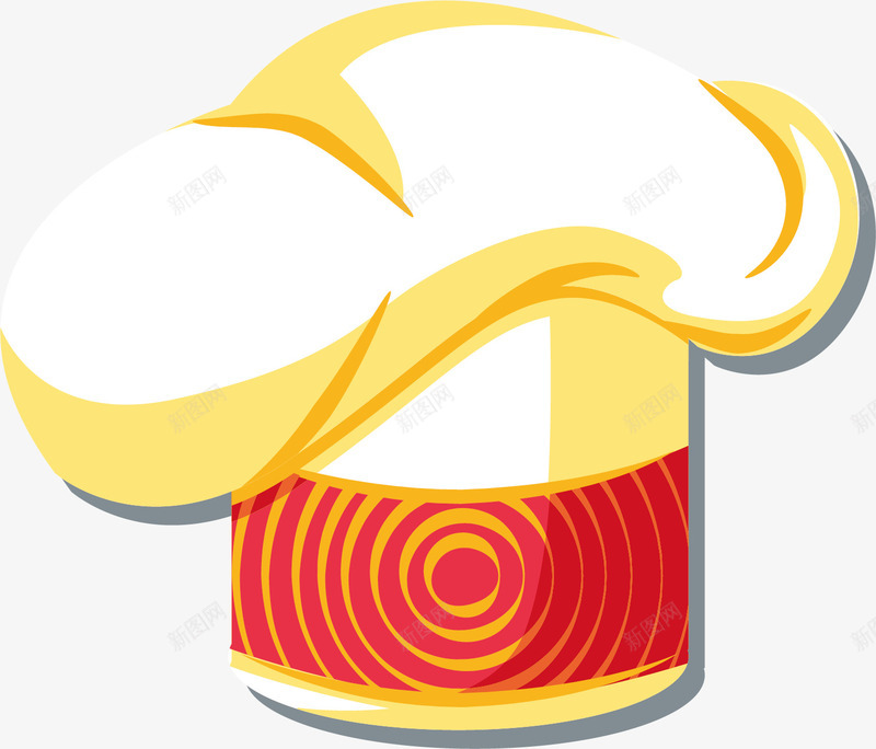卡通厨师帽矢量图图标ai_新图网 https://ixintu.com PNG图 PNG图下载 UI图标 创意卡通 卡通 卡通插图 厨师帽 帽子 插图 矢量图
