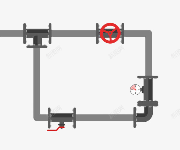 手绘扁平化运输管道png免抠素材_新图网 https://ixintu.com 扁平化 手绘 灰色 管子 管道 运输管道 金属材质 金属钢管 钢管