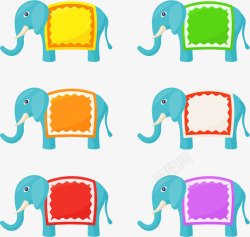 大象装饰图案素材
