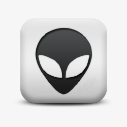 广场空间磨砂白广场图标文化空间外星人S高清图片