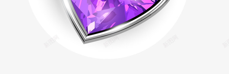 紫色钻石矢量图ai免抠素材_新图网 https://ixintu.com 爱心 矢量紫色钻石 立体 矢量图