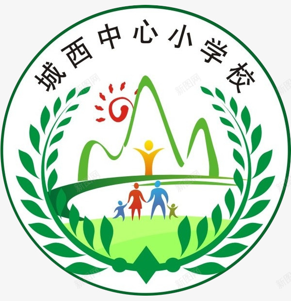 小学校章logo图标png_新图网 https://ixintu.com logo 圆形 小学 校园logo 校章