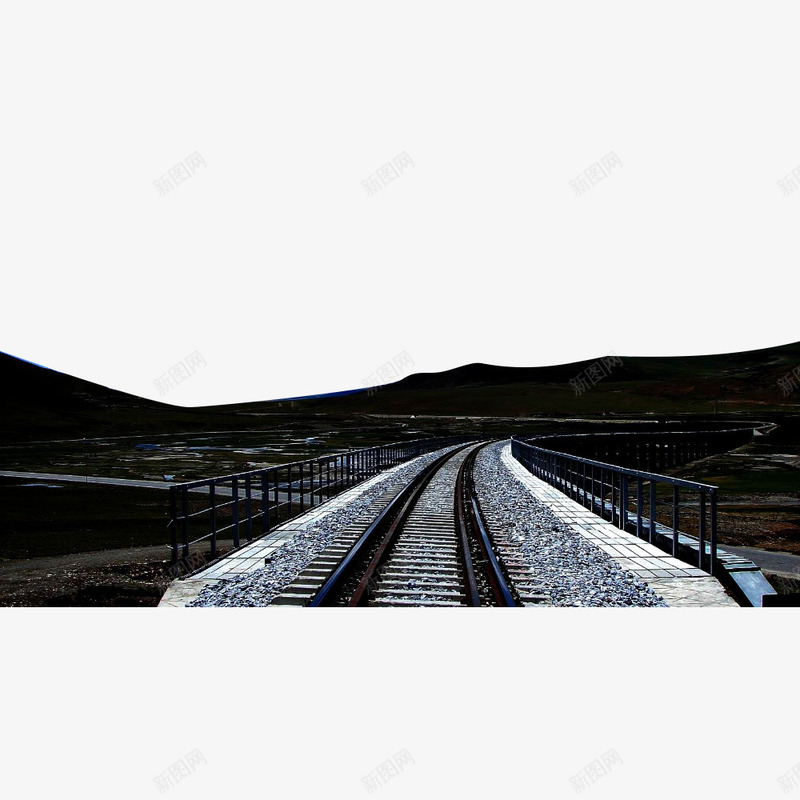 灰色铁路图png免抠素材_新图网 https://ixintu.com 广告 铁路 铁路插画 铁路祥情 铁路设计