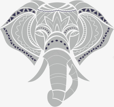 大象图腾矢量图ai免抠素材_新图网 https://ixintu.com 图腾 大象 大象logo 大象图腾 大象装饰画 矢量图 矢量图腾 矢量大象