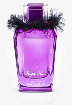 紫色香水瓶紫色香水瓶子高清图片