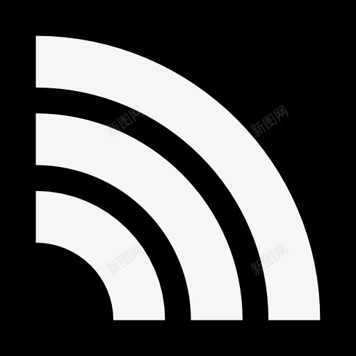 RSS平方符号图标png_新图网 https://ixintu.com RSS WiFi信号 广场 无线上网 无线连接 社会