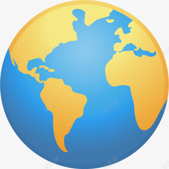 地球图标png_新图网 https://ixintu.com UI 卡通 图标 地图 地球 手绘 球