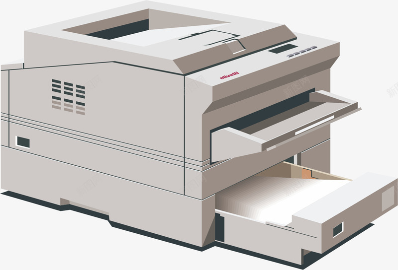 卡通打印机png免抠素材_新图网 https://ixintu.com 3D打印机 微信打印机 手绘 打印机 打印机耗材 机器 针式打印机