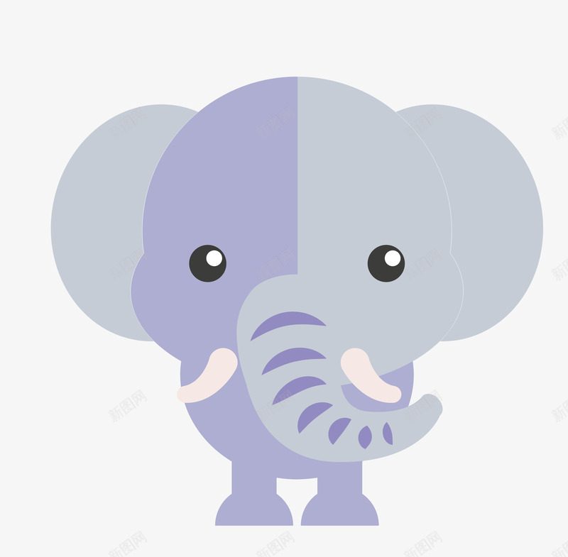 卡通大象png免抠素材_新图网 https://ixintu.com 卡通动物 卡通大象 大象 大象图片 矢量动物