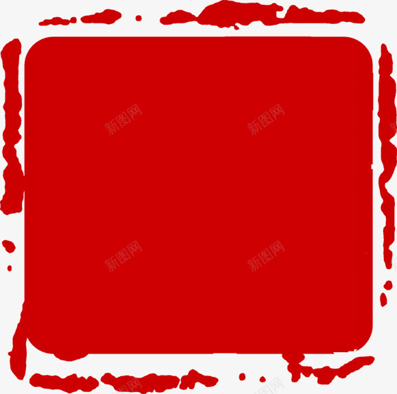 红色创意不规则几何形状png免抠素材_新图网 https://ixintu.com 不规则 几何 创意 形状 红色