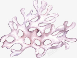 海生植物水墨珊瑚高清图片