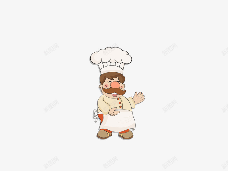 卡通厨师形象png免抠素材_新图网 https://ixintu.com 卡通 厨师 厨师形象 手绘