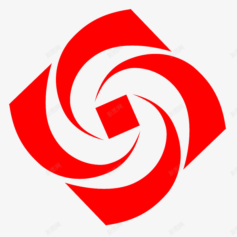 红色标识合作LOGO图标png_新图网 https://ixintu.com 企业标识 合作LOGO 合作logo 大气 标志 标识 简约 红色 美观