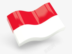 波兰3D国旗素材
