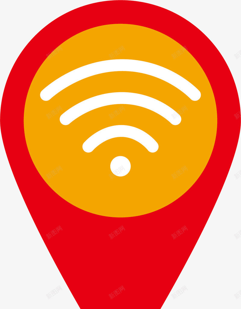 红色长条形wifi信号格图标png_新图网 https://ixintu.com WIFI信号格 wifi wifi信号 信号格 无线网 无线网信号 普通 长条形