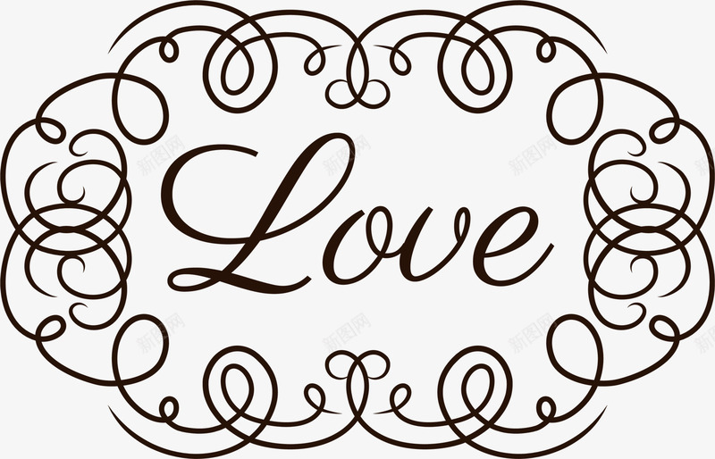 LOVE欧式字体png免抠素材_新图网 https://ixintu.com LOVE 情人节字体 欧式字体