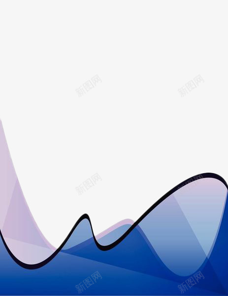蓝色不规则几何曲线png免抠素材_新图网 https://ixintu.com 不规则波浪纹 不规则波浪线 几何曲线 几何线条 手绘 曲线 波浪曲线 蓝色 起伏线条