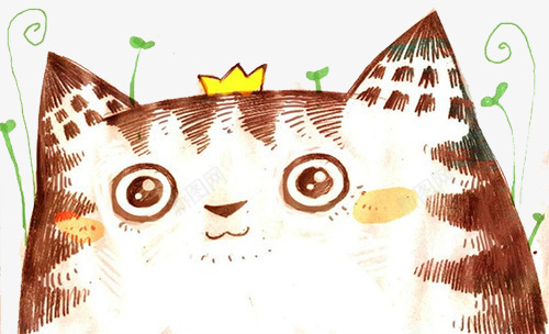 戴王冠的胖猫png免抠素材_新图网 https://ixintu.com 戴王冠 猫 胖 装饰