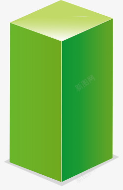 长方形的卡片正方形花框绿色长方形图标高清图片