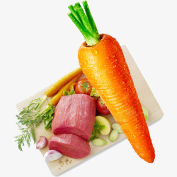 肉和蔬菜素材
