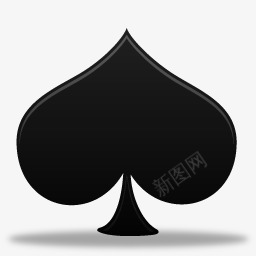 游戏黑桃prettyofficeiconspart7图标png_新图网 https://ixintu.com Game spades 游戏 黑桃