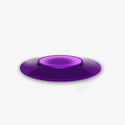 紫色圆盘底座素材