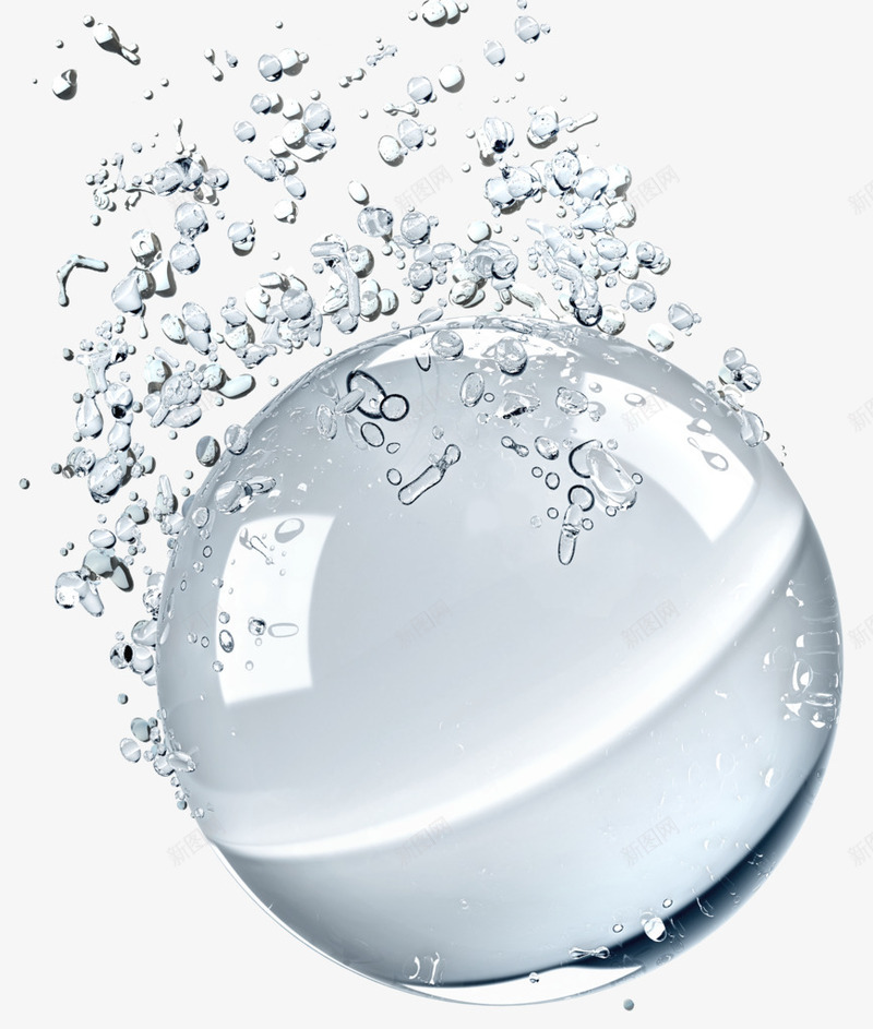 透明水做的地球png免抠素材_新图网 https://ixintu.com 3D设计 PNG 地球 水 水滴 水珠 设计 设计资料