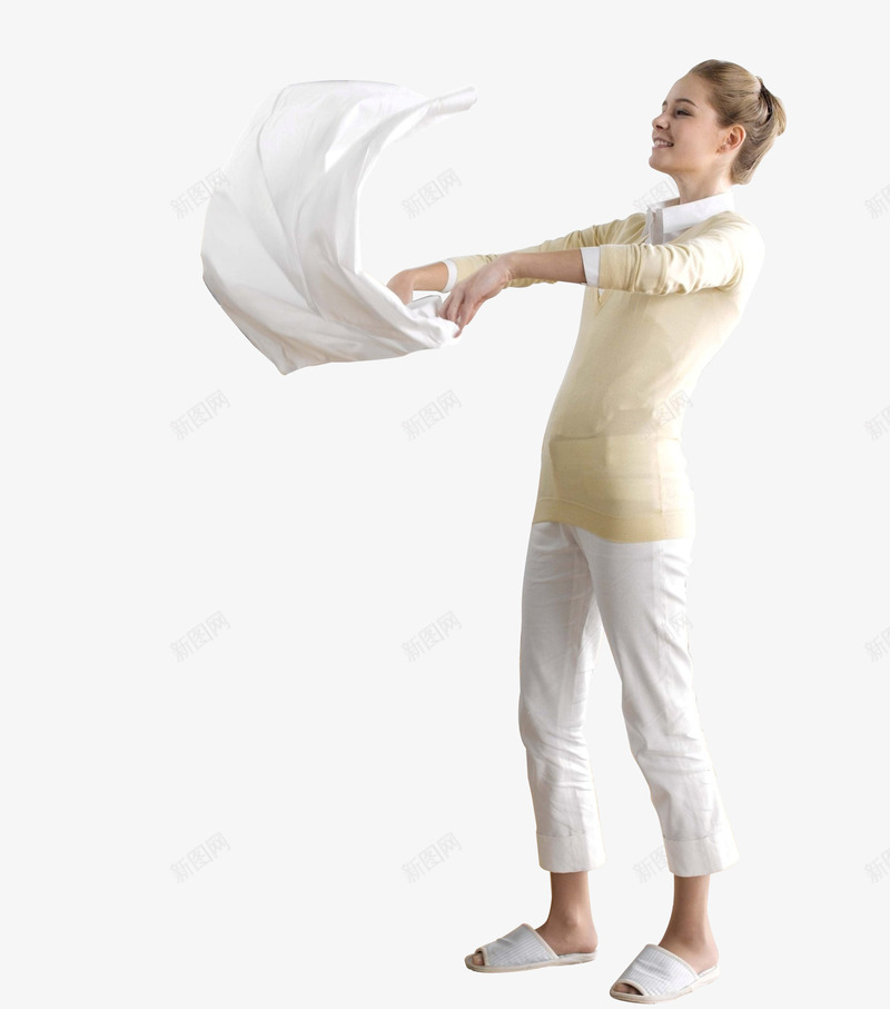 洗完白衬衫的妈妈png免抠素材_新图网 https://ixintu.com 妈妈 衬衫