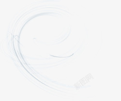 手绘灰色弧线素材