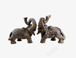 象神摆件工艺品纯铜创意大象高清图片