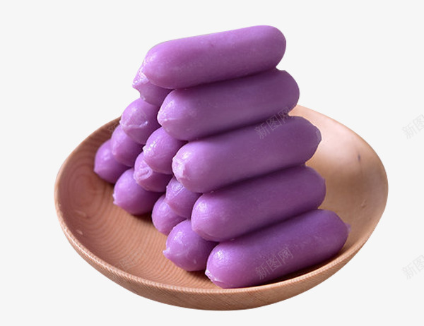 一堆紫色小年糕png免抠素材_新图网 https://ixintu.com 涮菜年糕 火锅涮年糕 特色紫薯年糕 紫色食品 美食紫薯年糕 芝士年糕
