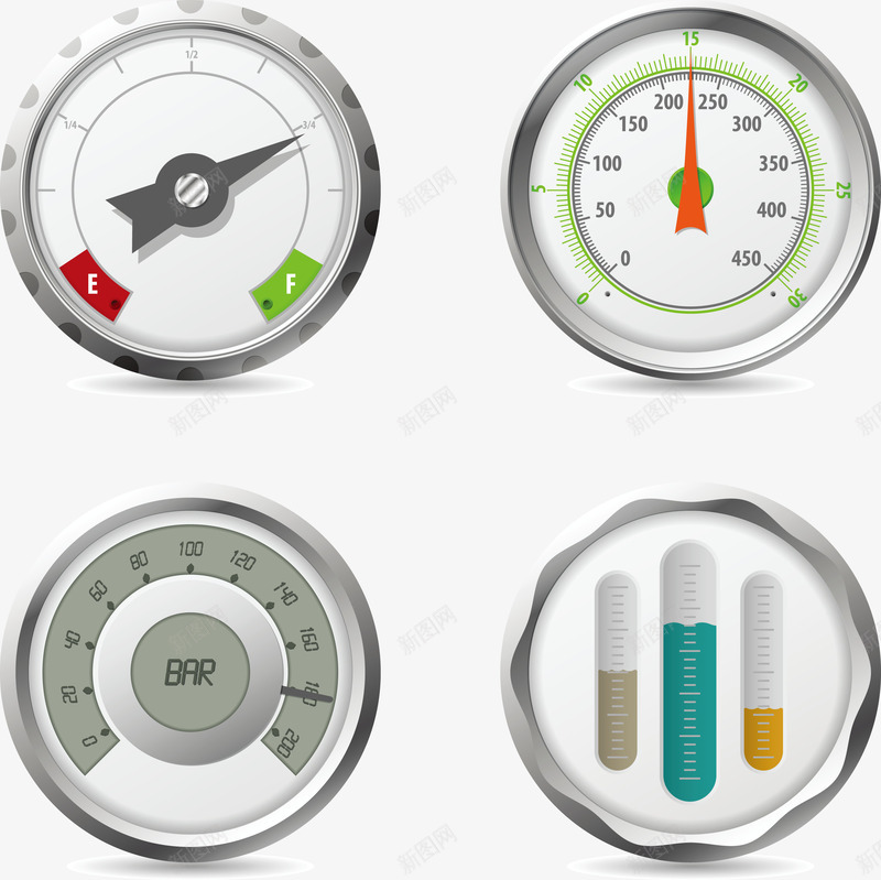 四个灰色汽车仪表盘矢量图eps免抠素材_新图网 https://ixintu.com 仪表盘 四个仪表盘 汽车 汽车仪表盘 灰色仪表盘 矢量仪表盘 矢量图