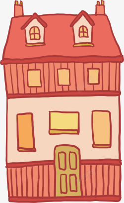 古代小房子卡通3D房子高清图片