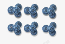 蓝莓组合元素素材