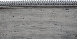 中国风深灰色古代围墙素材
