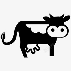 Grass牛肉CO2牛奶牛生活草牛奶有机绿色图标高清图片