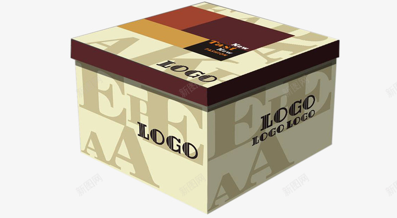 高端的咖啡盒子png免抠素材_新图网 https://ixintu.com 咖啡 咖啡盒 大气 时尚 白色 白色包装 红色 高端 黄色