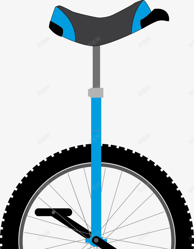 平衡车png免抠素材_新图网 https://ixintu.com 平衡车 蓝色 轮胎