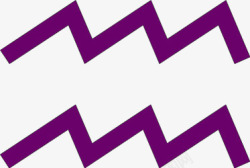 紫色折线素材
