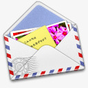 空气邮件邮票照片AirMailicons图标图标