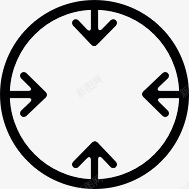 箭头在圆图标图标