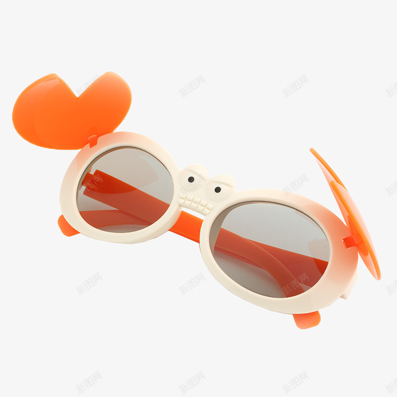 小螃蟹儿童3D眼镜png免抠素材_新图网 https://ixintu.com 3D影伴 3D眼镜 产品实物 儿童眼镜