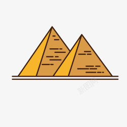 层级金字塔3D金字塔矢量图高清图片