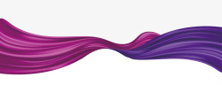 紫色飘带边框纹理素材