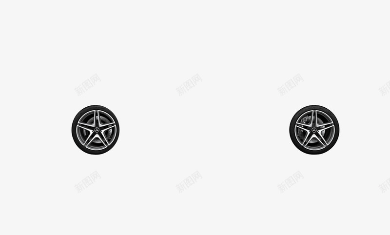 手绘黑色汽车轮胎装饰png免抠素材_新图网 https://ixintu.com 汽车 装饰 轮胎 黑色