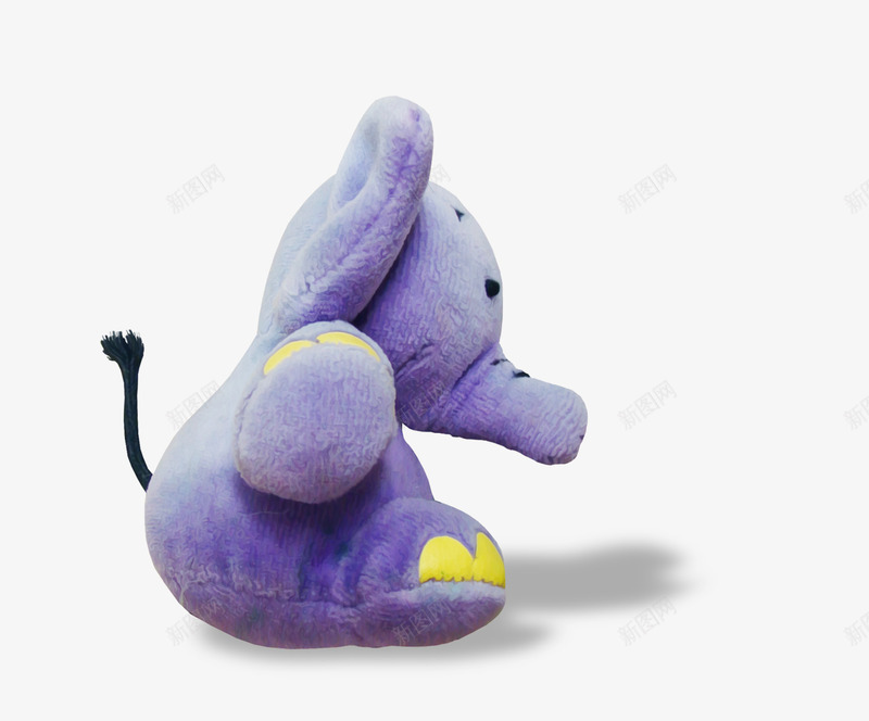 紫色可爱大象png免抠素材_新图网 https://ixintu.com 可爱大象 毛绒大象 玩具大象 紫色大象